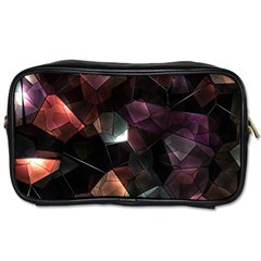 Crystals Background Designluxury Toiletries Bag (two Sides)