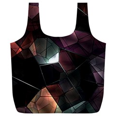 Crystals Background Designluxury Full Print Recycle Bag (xl) by Jancukart