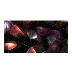 Crystals Background Designluxury Satin Wrap 35  X 70  by Jancukart