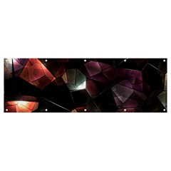 Crystals Background Designluxury Banner And Sign 12  X 4  by Jancukart