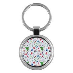 Wallpaper Special Christmas Key Chain (round)