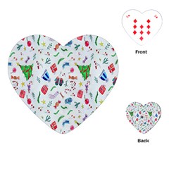 Wallpaper Special Christmas Playing Cards Single Design (heart) by nate14shop