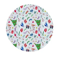 Wallpaper Special Christmas Mini Round Pill Box (pack Of 5)