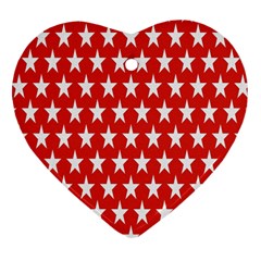 White Star Ornament (heart)