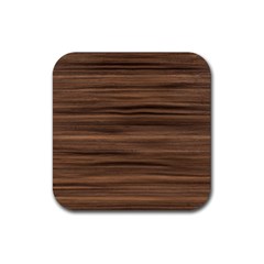 Texture Wood,dark Rubber Coaster (square) by nate14shop