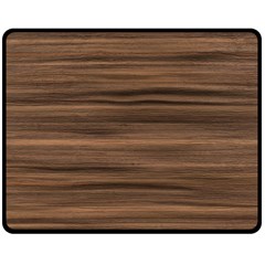 Texture Wood,dark Fleece Blanket (medium)  by nate14shop