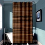 Texture Wood,dark Shower Curtain 36  x 72  (Stall)  Curtain(36 X72 ) - 33.26 x66.24  Curtain(36 X72 )