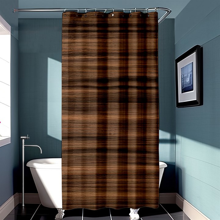 Texture Wood,dark Shower Curtain 36  x 72  (Stall) 