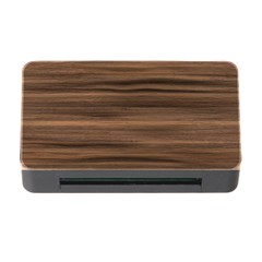 Texture Wood,dark Memory Card Reader With Cf by nate14shop