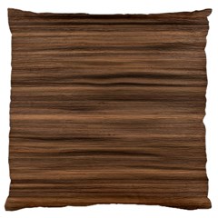 Texture Wood,dark Large Cushion Case (two Sides) by nate14shop