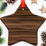 Texture Wood,dark Ornament (Star) Front