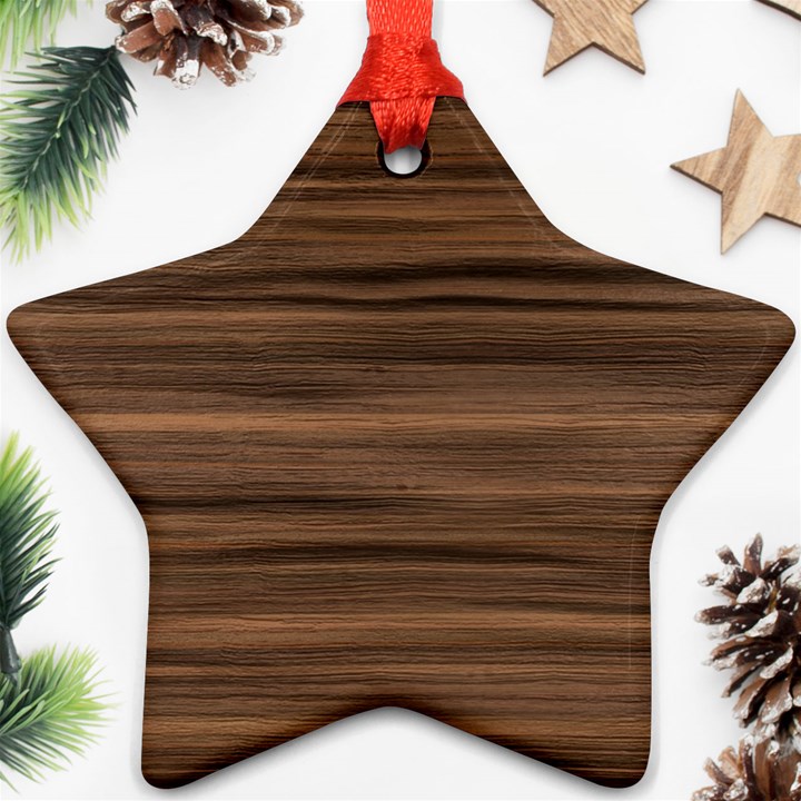 Texture Wood,dark Ornament (Star)