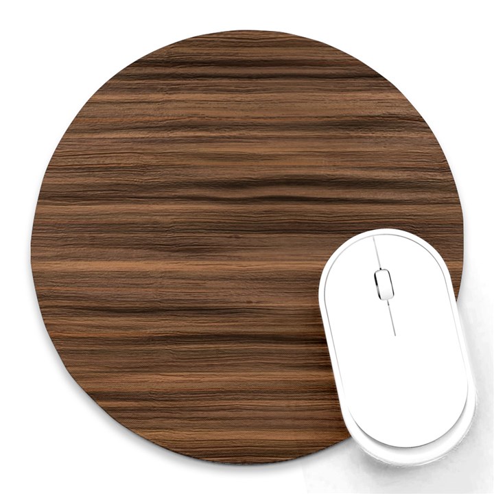 Texture Wood,dark Round Mousepads