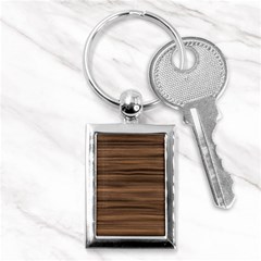 Texture Wood,dark Key Chain (rectangle) by nate14shop