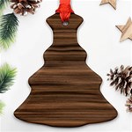 Texture Wood,dark Ornament (Christmas Tree)  Front