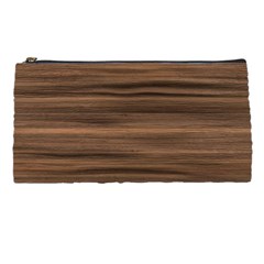 Texture Wood,dark Pencil Case by nate14shop