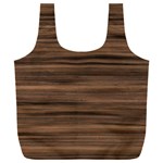 Texture Wood,dark Full Print Recycle Bag (XXL) Front