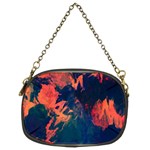 Background-abstrac Orange Chain Purse (Two Sides) Front