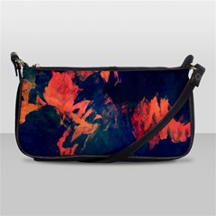 Background-abstrac Orange Shoulder Clutch Bag by nateshop