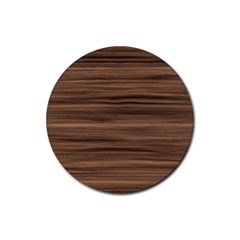 Texture Wood,dark Rubber Round Coaster (4 Pack) by nateshop