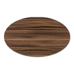 Texture Wood,dark Oval Magnet by nateshop