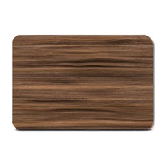 Texture Wood,dark Small Doormat  by nateshop