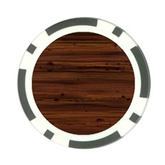 Texture-dark Wood Poker Chip Card Guard (10 Pack) by nateshop