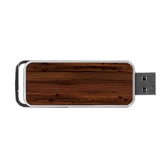 Texture-dark Wood Portable Usb Flash (two Sides) by nateshop