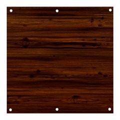 Texture-dark Wood Banner And Sign 3  X 3  by nateshop