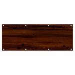 Texture-dark Wood Banner and Sign 8  x 3  Front