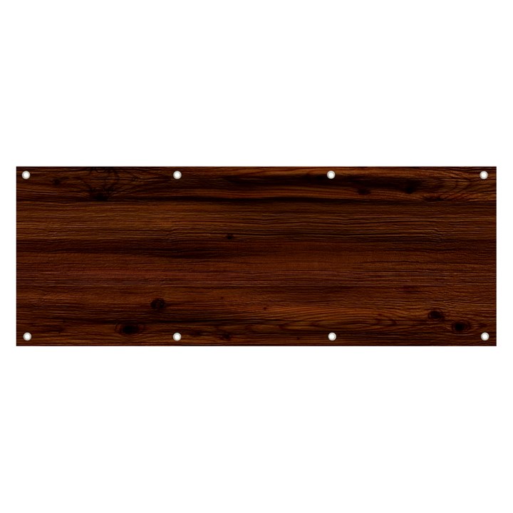 Texture-dark Wood Banner and Sign 8  x 3 