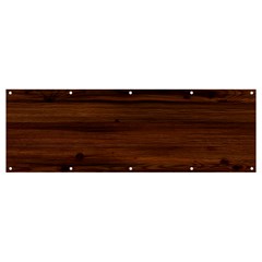 Texture-dark Wood Banner And Sign 12  X 4  by nateshop