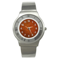 Brown Stainless Steel Watch by nateshop