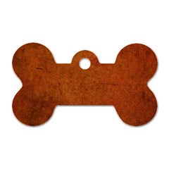 Brown Dog Tag Bone (one Side) by nateshop