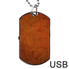 Brown Dog Tag Usb Flash (two Sides) by nateshop