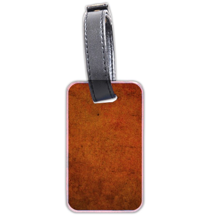 Brown Luggage Tag (two sides)