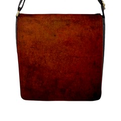 Brown Flap Closure Messenger Bag (l) by nateshop