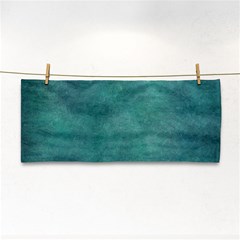 Dark Green Abstract Hand Towel by nateshop