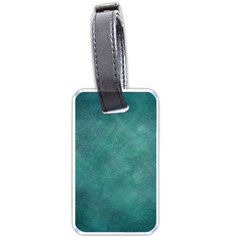 Dark Green Abstract Luggage Tag (one side)