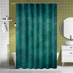 Dark Green Abstract Shower Curtain 48  X 72  (small)  by nateshop