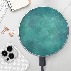 Dark Green Abstract Wireless Charger