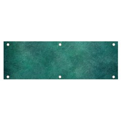 Dark Green Abstract Banner And Sign 6  X 2 