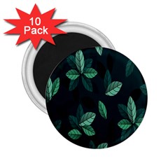 Leaves 2 25  Magnets (10 Pack)  by nateshop