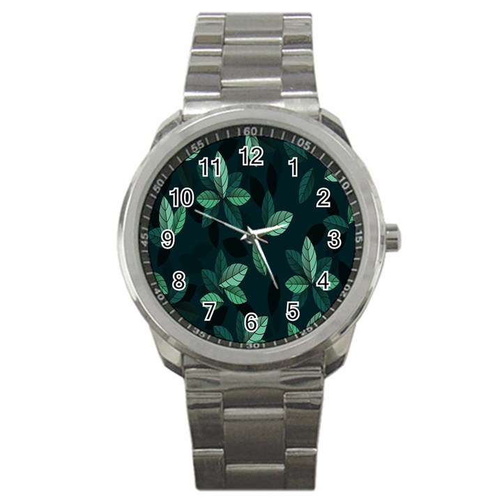 Leaves Sport Metal Watch