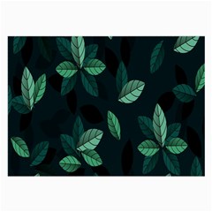 Leaves Large Glasses Cloth (2 Sides) by nateshop