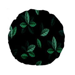 Leaves Standard 15  Premium Round Cushions by nateshop