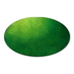 Light Green Abstract Oval Magnet by nateshop