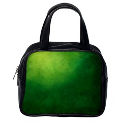 Light Green Abstract Classic Handbag (one Side) by nateshop