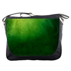 Light Green Abstract Messenger Bag by nateshop