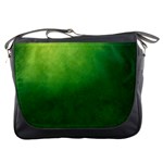 Light Green Abstract Messenger Bag Front